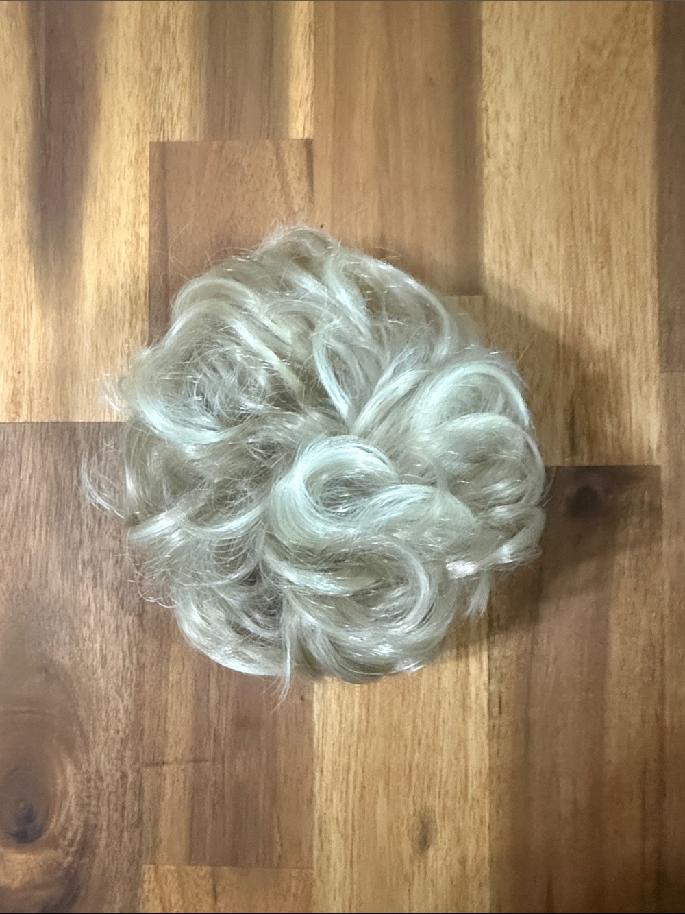 2/$15. Synthetic Blonde Messy Bun Scrunchie - Light Natural Blonde